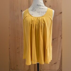 Joie honey silk sleeveless blouse